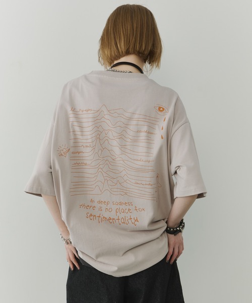 AIVER(アイバー)の「AIVER ハンドノイズS/S TEE(Tシャツ/カットソー・メンズ・ホワイト/ライトグレー/ブラック/チャコールグレー・SMALL/MEDIUM/LARGE)」の4枚目の写真
