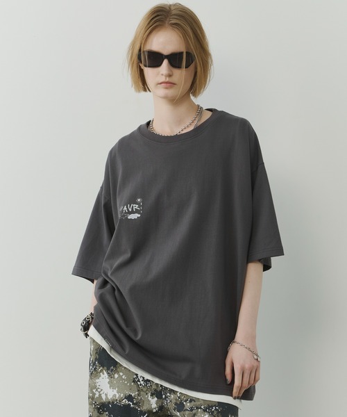 AIVER(アイバー)の「AIVER ハンドノイズS/S TEE(Tシャツ/カットソー・メンズ・ホワイト/ライトグレー/ブラック/チャコールグレー・SMALL/MEDIUM/LARGE)」の15枚目の写真