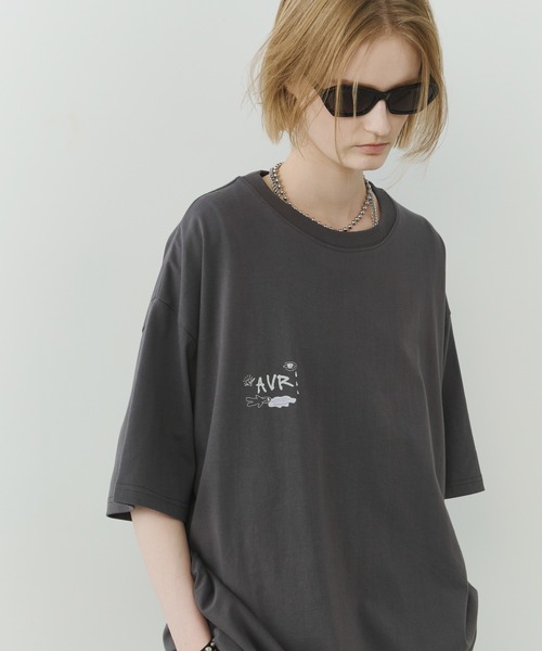 AIVER(アイバー)の「AIVER ハンドノイズS/S TEE(Tシャツ/カットソー・メンズ・ホワイト/ライトグレー/ブラック/チャコールグレー・SMALL/MEDIUM/LARGE)」の14枚目の写真
