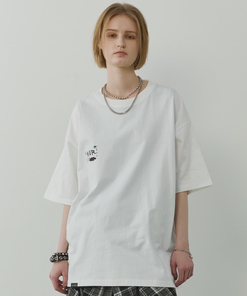 AIVER(アイバー)の「AIVER ハンドノイズS/S TEE(Tシャツ/カットソー・メンズ・ホワイト/ライトグレー/ブラック/チャコールグレー・SMALL/MEDIUM/LARGE)」の11枚目の写真