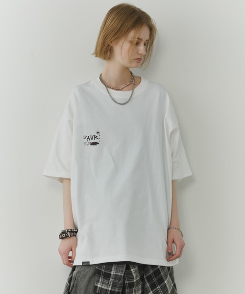 AIVER(アイバー)の「AIVER ハンドノイズS/S TEE(Tシャツ/カットソー・メンズ・ホワイト/ライトグレー/ブラック/チャコールグレー・SMALL/MEDIUM/LARGE)」の10枚目の写真