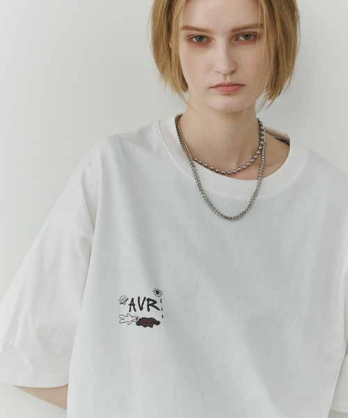 AIVER(アイバー)の「AIVER ハンドノイズS/S TEE(Tシャツ/カットソー・メンズ・ホワイト/ライトグレー/ブラック/チャコールグレー・SMALL/MEDIUM/LARGE)」の9枚目の写真