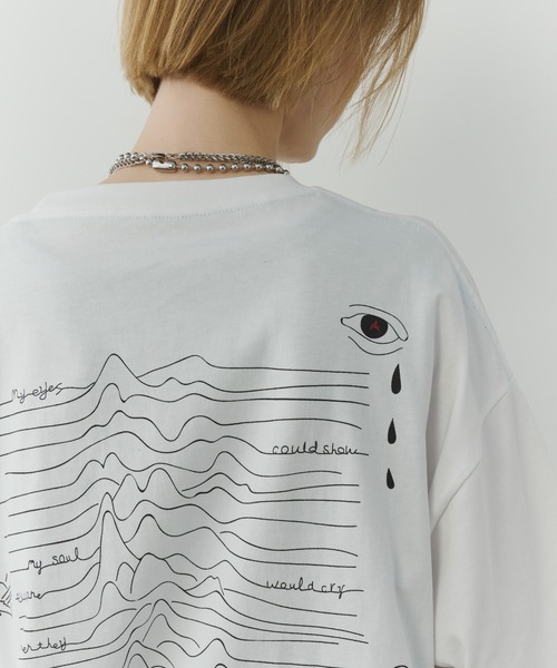 AIVER(アイバー)の「AIVER ハンドノイズS/S TEE(Tシャツ/カットソー・メンズ・ホワイト/ライトグレー/ブラック/チャコールグレー・SMALL/MEDIUM/LARGE)」の6枚目の写真