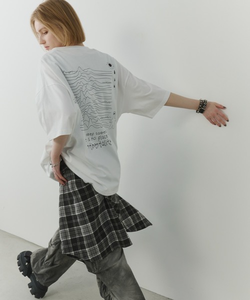 AIVER(アイバー)の「AIVER ハンドノイズS/S TEE(Tシャツ/カットソー・メンズ・ホワイト/ライトグレー/ブラック/チャコールグレー・SMALL/MEDIUM/LARGE)」の7枚目の写真