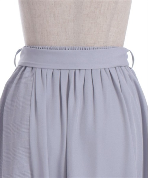 axes femme（アクシーズファム）の「チェック切替フリルスカート（スカート・レディース・ブラック/ラベンダー/ネイビー・FREE）」の10枚目の写真