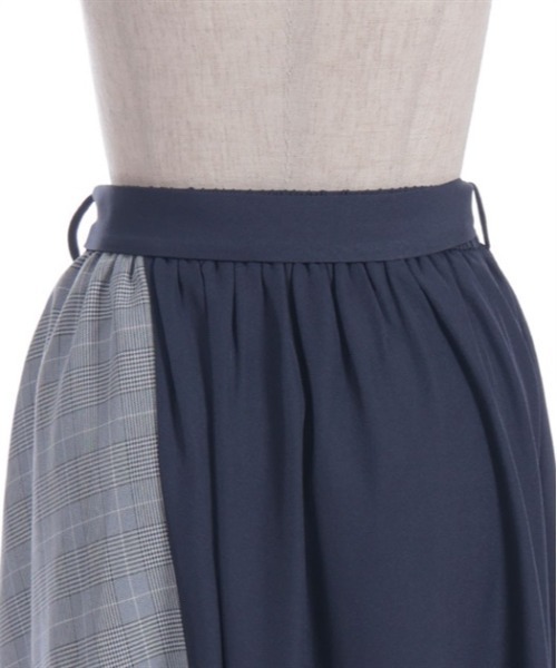 axes femme（アクシーズファム）の「チェック切替フリルスカート（スカート・レディース・ブラック/ラベンダー/ネイビー・FREE）」の19枚目の写真