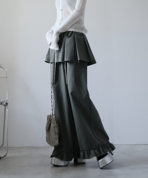 julius untrue; 3 L 687PAM1 スカート付きパンツ JULIUS[ユリウス] / GORDINI LIMITED 678PAM1 Attached Sideless