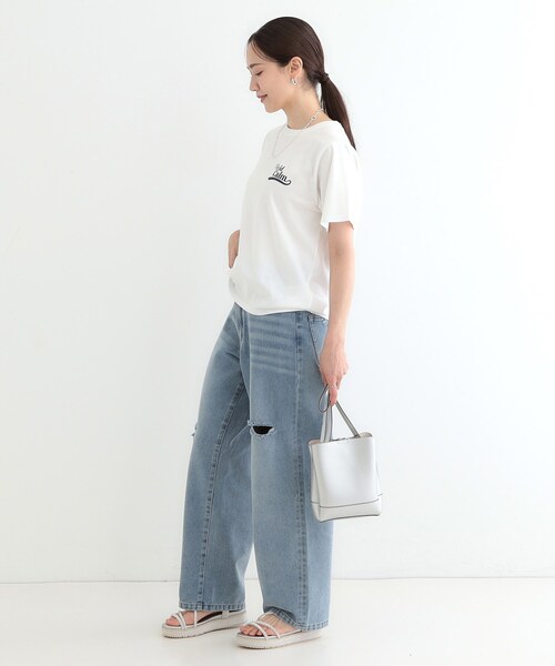 SHOO・LA・RUE(シューラルー)の「キラキラループサンダル(サンダル・レディース・ブラック/シルバー/ベージュ・35/45)」の4枚目の写真