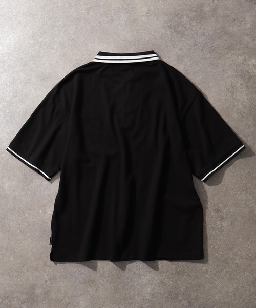THRASHER(スラッシャー)の「【THRASHER/スラッシャー】襟ライン半袖ポロTシャツ(ポロシャツ・メンズ・ネイビー/ブラック/ホワイト・M/L/XL)」の14枚目の写真