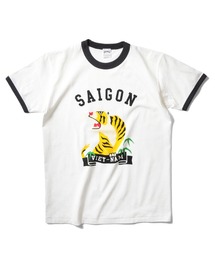 HOUSTON（ヒューストン）の「HOUSTON リンガーTシャツ(TIGER)（Tシャツ/カットソー）」