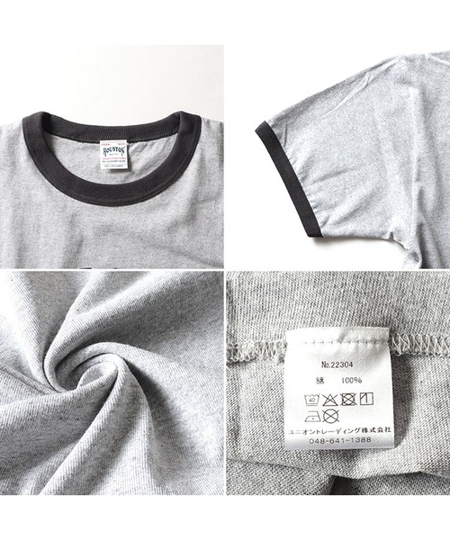 HOUSTON（ヒューストン）の「HOUSTON リンガーTシャツ(TIGER)（Tシャツ/カットソー・メンズ・ネイビー/グレー/ブラック・LARGE/X-LARGE/XX-LARGE/MEDIUM）」の5枚目の写真