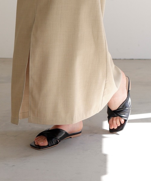 LIAN(リアン)の「リボンサンダル(サンダル・レディース・ブラック/ベージュ・LARGE/MEDIUM)」の12枚目の写真