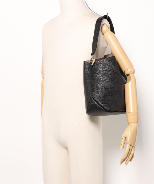 Scrap Book（スクラップブック）の「【LORISTELLA】アシメ ワンハンドルバッグ（ショルダーバッグ・レディース・ホワイト/ブラック・FREE）」の6枚目の写真