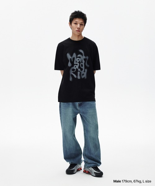 【mahagrid】23FW★ BLUR LS TEE mahagrid/マハグリッド』 GRAFFITI BLUR TEE /グラフィティ