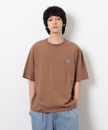 サークルロゴ ミニ刺繍 半袖Tシャツ