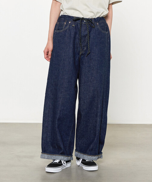 or Slow のデニムパンツ orSlow（オアスロウ）の「orSlow |〈別注〉デニムイージーパンツ WOMEN