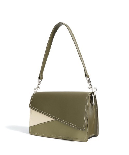 NiiNa(ニーナ)の「【 NiiNa / ニーナ 】高品質牛革 2way ワンハンドル カラーデザイン ショルダーバッグ(ショルダーバッグ・レディース・ピンク/ライム/ブルー/グリーン・FREE)」の14枚目の写真