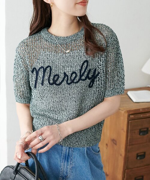 WEB限定】コード刺繍ロゴプルオーバー（カーディガン/ボレロ