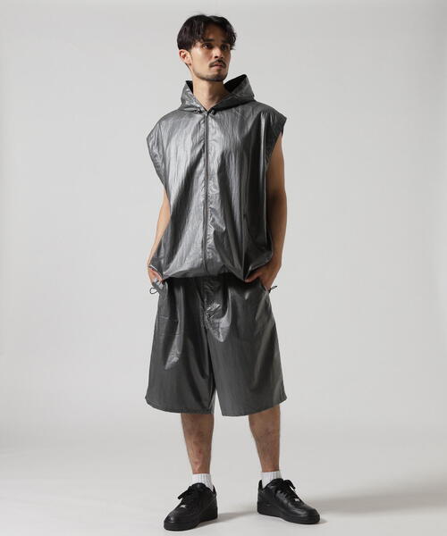 FR(13)NDS（フレンズ）の「FR(13)NDS /フレンズ/テンセルコーティング ショーツ（その他パンツ・メンズ・ブラック/グレー・F）」の19枚目の写真