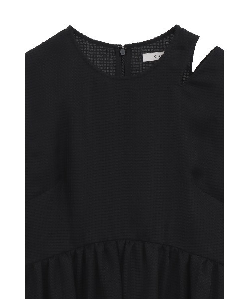 セール】SHEER PLAID FLARE ONEPIECE(ワンピース)|CLANE(クラネ セール】SHEER PLAID FLARE ONEPIECE(ワンピース)|CLANE(クラネ