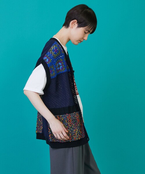 FRAPBOIS（フラボア）の「パッチベスト（ベスト）」 - WEAR