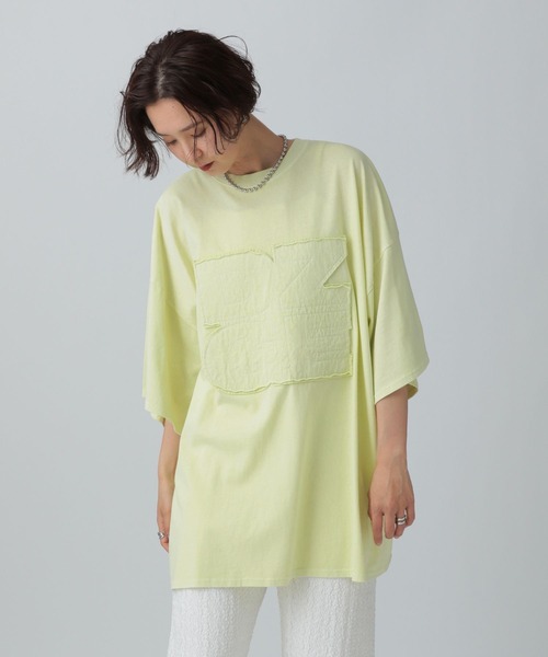 ypページ セール】パッチワークBIGチュニック 242766（Tシャツ/カットソー