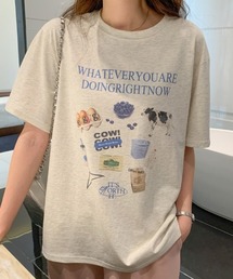 イラストプリントTシャツ