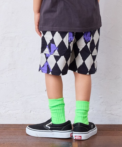 Life Support Products（ライフサポートプロダクツ）の「ショートタックパンツ（その他パンツ・キッズ・オフホワイト/キナリ/ネイビー/ホワイト/ピンク/キャメル/ブルー/ターコイズブルー/ブラック/レッド・110/100/95/90/120/80/150/140/130）」の3枚目の写真