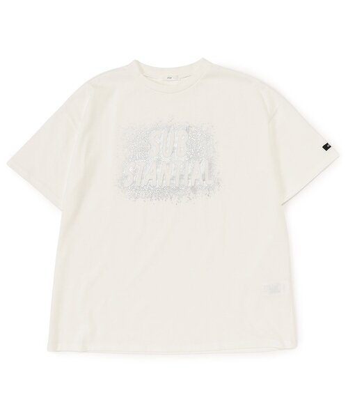 algy（アルジー）の「箔プリントBIGT（Tシャツ/カットソー・キッズ・ブラック/オフホワイト/ミント・XX-SMALL/X-SMALL/MEDIUM/SMALL）」の2枚目の写真
