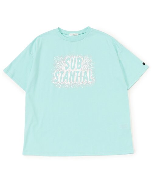 algy（アルジー）の「箔プリントBIGT（Tシャツ/カットソー・キッズ・ブラック/オフホワイト/ミント・XX-SMALL/X-SMALL/MEDIUM/SMALL）」の3枚目の写真