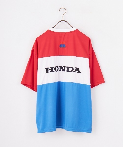 JEANS FACTORY （ジーンズファクトリー）の「[HONDA×JEANS FACTORY/ホンダ×ジーンズファクトリー] HONDA コラボレーション レーシング ジャージTシャツ（Tシャツ/カットソー・レディース・レッド・S/M/L）」の17枚目の写真
