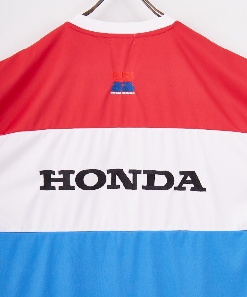 JEANS FACTORY （ジーンズファクトリー）の「[HONDA×JEANS FACTORY/ホンダ×ジーンズファクトリー] HONDA コラボレーション レーシング ジャージTシャツ（Tシャツ/カットソー・レディース・レッド・S/M/L）」の20枚目の写真