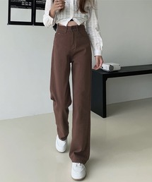 カラーデニムパンツ
