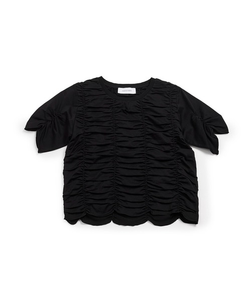 ADAM ET ROPÉ 【サステナブル】シャーリングTE サステナブル】シャーリングTEE（Tシャツ/カットソー）｜ADAM ET