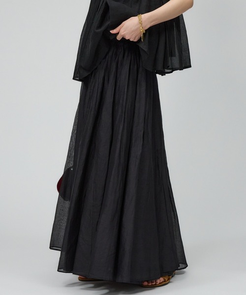 Marilyn Moon（マリリンムーン）の「【MARILYN MOON】シアースカート（スカート・レディース・ブラック/ブラウン・フリー）」の8枚目の写真