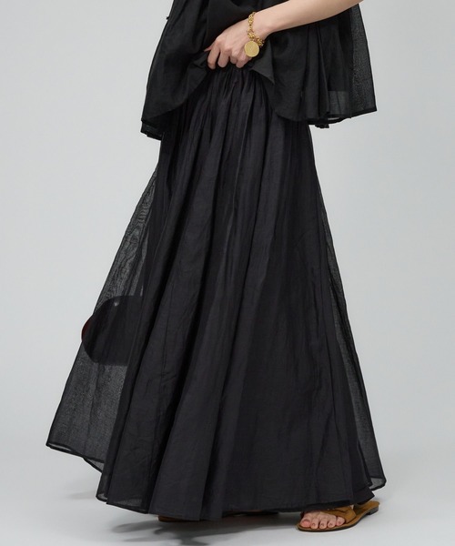 Marilyn Moon（マリリンムーン）の「【MARILYN MOON】シアースカート（スカート・レディース・ブラック/ブラウン・フリー）」の9枚目の写真