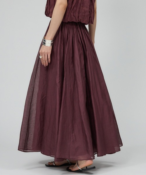 Marilyn Moon（マリリンムーン）の「【MARILYN MOON】シアースカート（スカート・レディース・ブラック/ブラウン・フリー）」の17枚目の写真