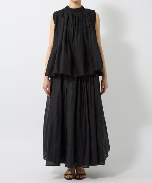 Marilyn Moon（マリリンムーン）の「【MARILYN MOON】シアースカート（スカート・レディース・ブラック/ブラウン・フリー）」の19枚目の写真