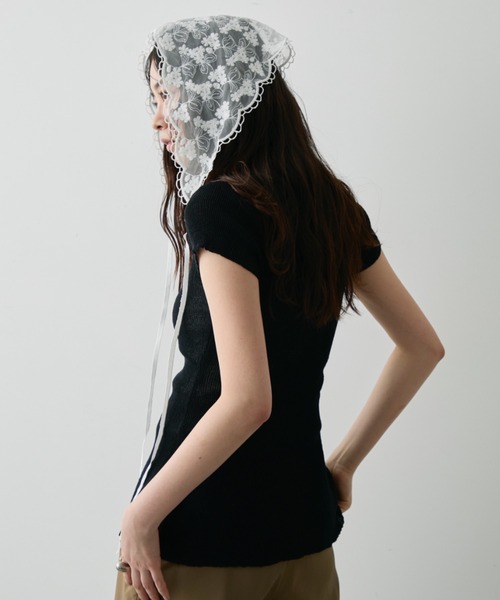 DFFUR.（ディフル）の「サマーハイゲージスリットトッパー（その他トップス・レディース・ベージュ/ライトグリーン/ブラック・FREE）」の20枚目の写真