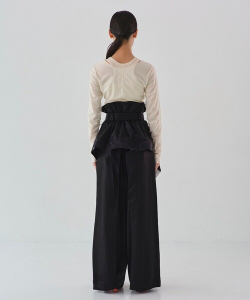 2way Belted Bustier｜ウォッシャブル/セットアップ/ビスチェ