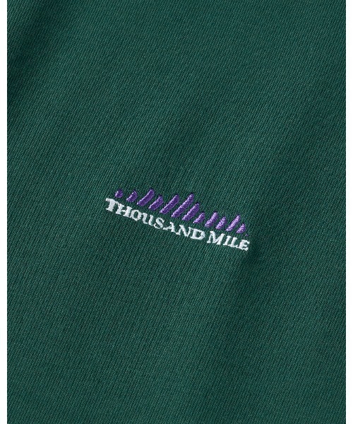 THOUSAND MILE（サウザンドマイル）の「【THOUSAND MILE】SHORT SLEEVE T-SHIRT/ショートスリーブＴシャツ（Tシャツ/カットソー・メンズ・ホワイト/グレー/ブラック/ライトブラウン/ネイビー/グリーン/ボルドー・XL/L/M/S/XS）」の11枚目の写真