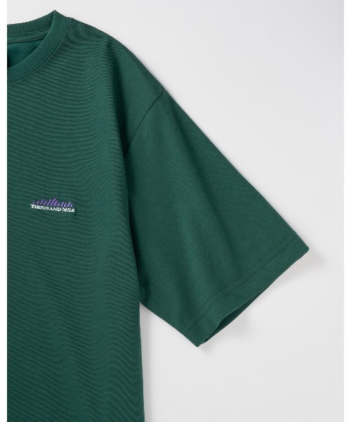 THOUSAND MILE（サウザンドマイル）の「【THOUSAND MILE】SHORT SLEEVE T-SHIRT/ショートスリーブＴシャツ（Tシャツ/カットソー・メンズ・ホワイト/グレー/ブラック/ライトブラウン/ネイビー/グリーン/ボルドー・XL/L/M/S/XS）」の14枚目の写真