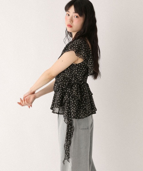 Heather(ヘザー)の「フィッシュテールフリルブラウス 499191(シャツ/ブラウス・レディース・ベージュ/ブラック/アイボリー・FREE)」の17枚目の写真