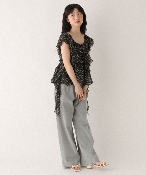 Heather(ヘザー)の「フィッシュテールフリルブラウス 499191(シャツ/ブラウス・レディース・ベージュ/ブラック/アイボリー・FREE)」の19枚目の写真