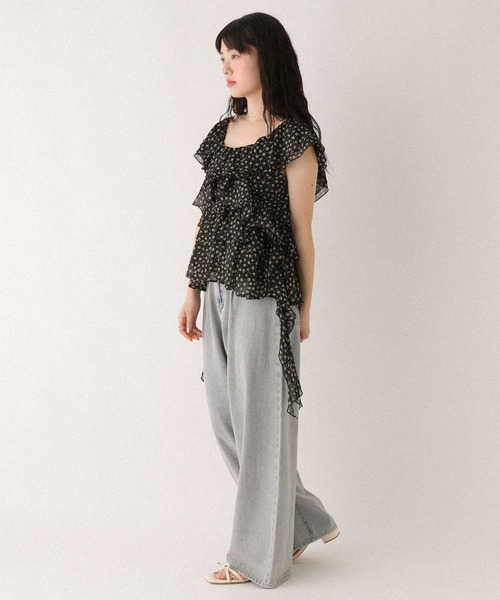 Heather(ヘザー)の「フィッシュテールフリルブラウス 499191(シャツ/ブラウス・レディース・ベージュ/ブラック/アイボリー・FREE)」の21枚目の写真