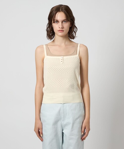 steven alan コットンウールリブキャミソールニット Steven Alan（スティーブンアラン）の「＜Steven Alan＞コットン