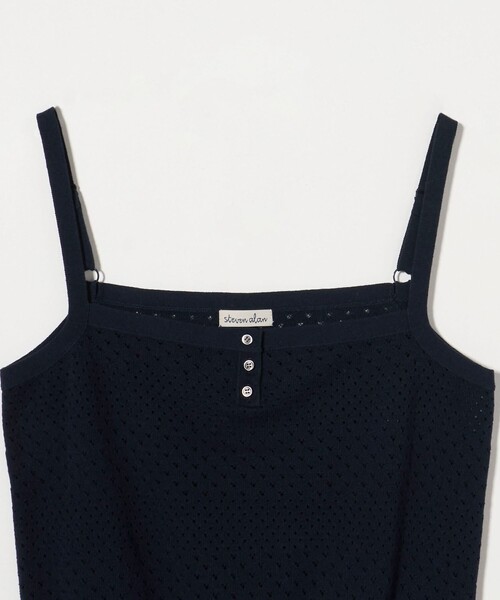 Steven Alan（スティーブンアラン）の「＜Steven Alan＞アイレット キャミソール（キャミソール・レディース・ネイビー/ホワイト・FREE）」の13枚目の写真