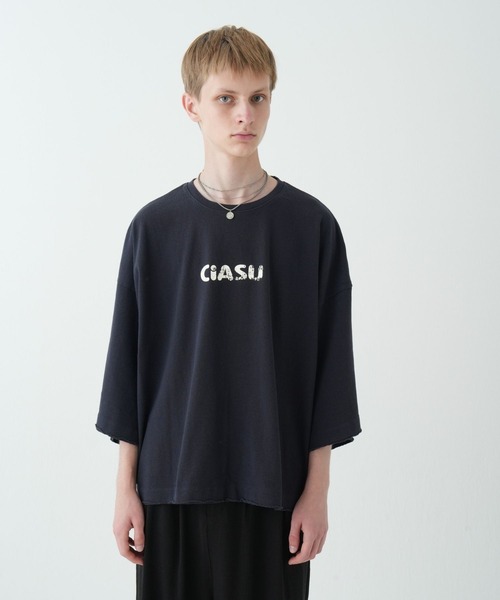 CIASU(シアス)の「グラフィックロゴTシャツ(Tシャツ/カットソー・メンズ・ブラック/ホワイト/ブラウン・MEDIUM/LARGE)」の2枚目の写真