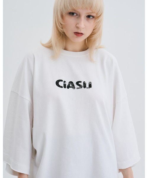 CIASU(シアス)の「グラフィックロゴTシャツ(Tシャツ/カットソー・メンズ・ブラック/ホワイト/ブラウン・MEDIUM/LARGE)」の6枚目の写真