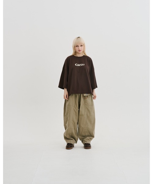 CIASU(シアス)の「グラフィックロゴTシャツ(Tシャツ/カットソー・メンズ・ブラック/ホワイト/ブラウン・MEDIUM/LARGE)」の12枚目の写真